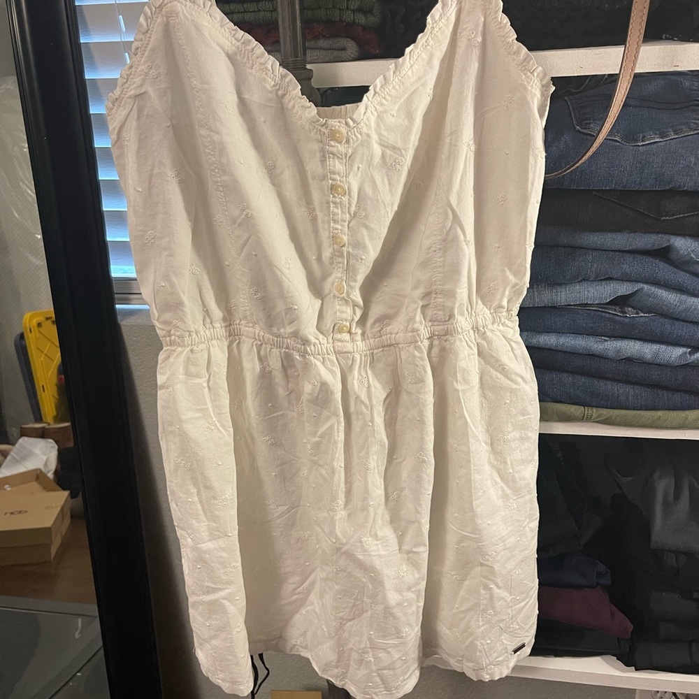 Hollister White Summer Dress